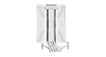 Вентилятор для процессора Ocypus Delta A40 SE WH Dual Fan ARGB TDP 200W 4-pin Intel/AMD Белый