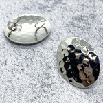 Швензы-гвоздики, цвет серебро, 23*18 мм, цена за пару