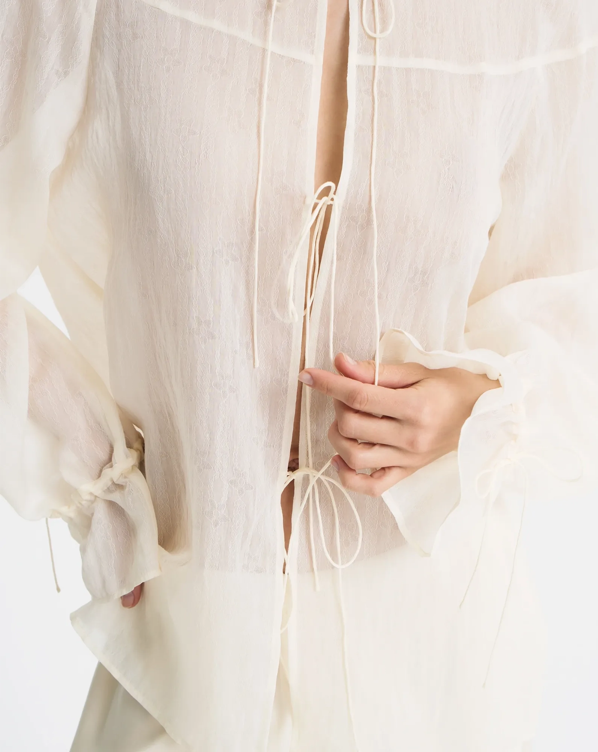 Блуза из органзы