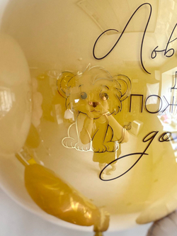 Воздушные шары на выписку мальчика Лев №3483