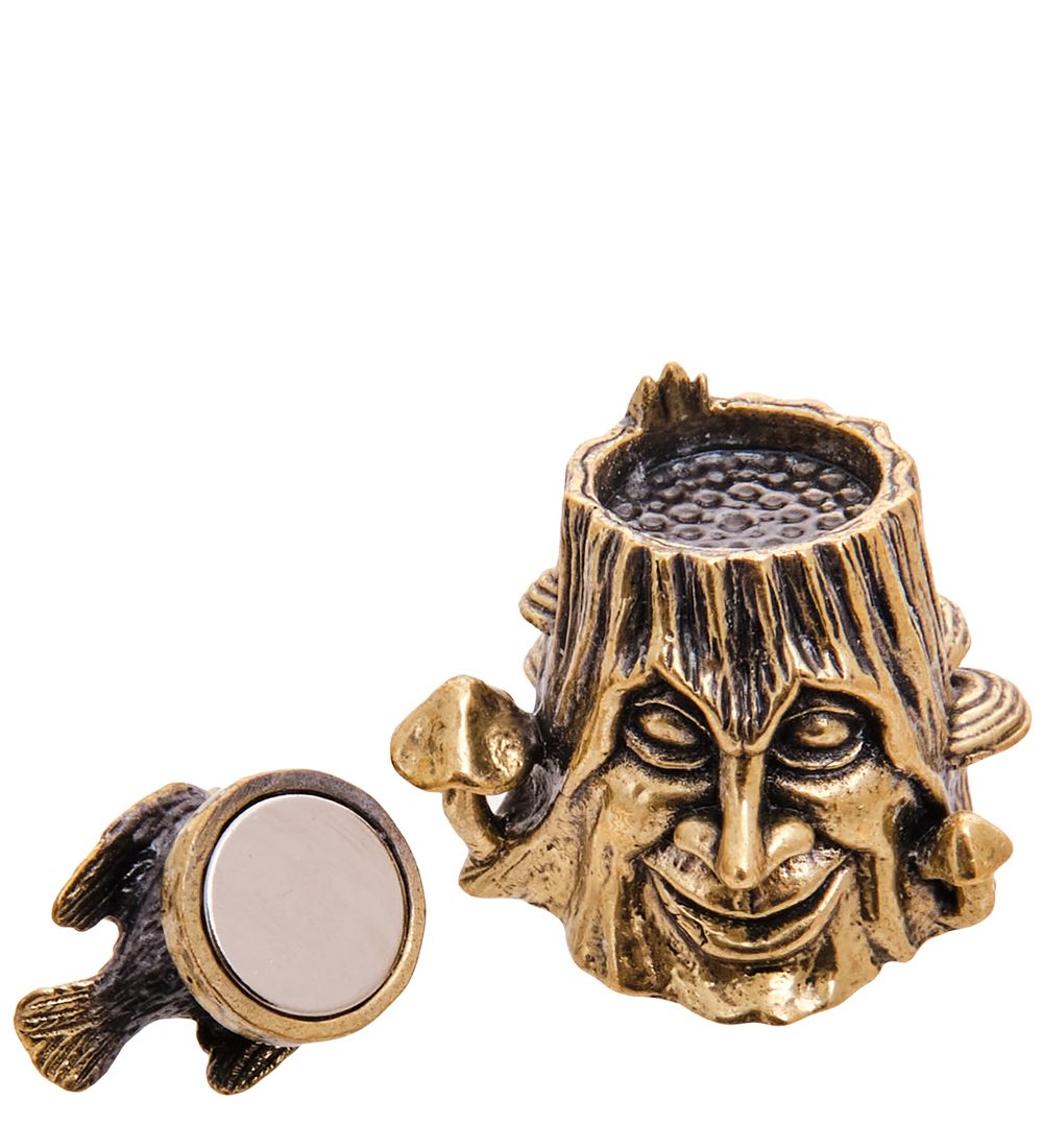 AM-3558 Наперсток «Пень с Чижико» (латунь)