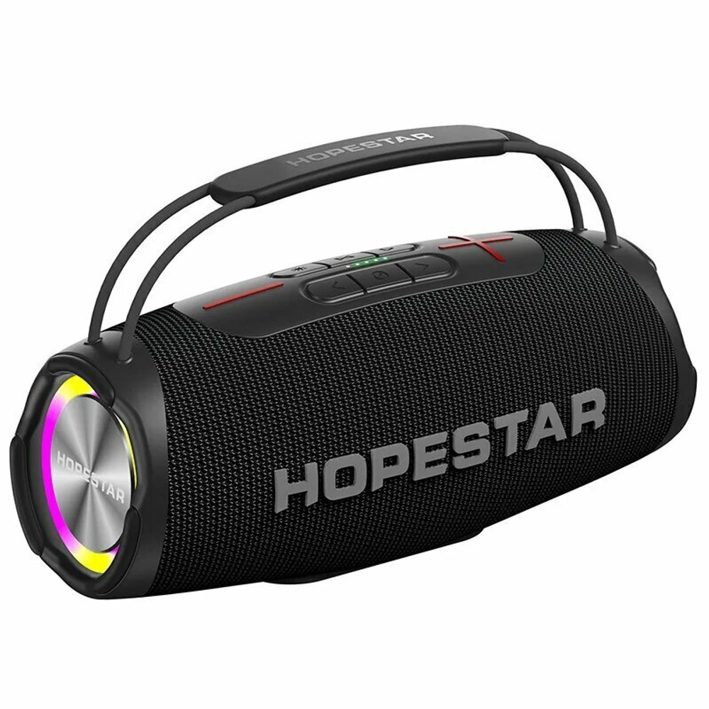 Беспроводная колонка Hopestar H53, световые эффекты, влагозащищенный корпус, поддержка microSD, 35 Вт, black