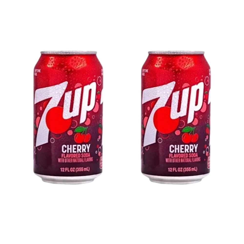 7 Up 7UP Cherry 355 мл, Напиток (2 ШТ.) - 7up