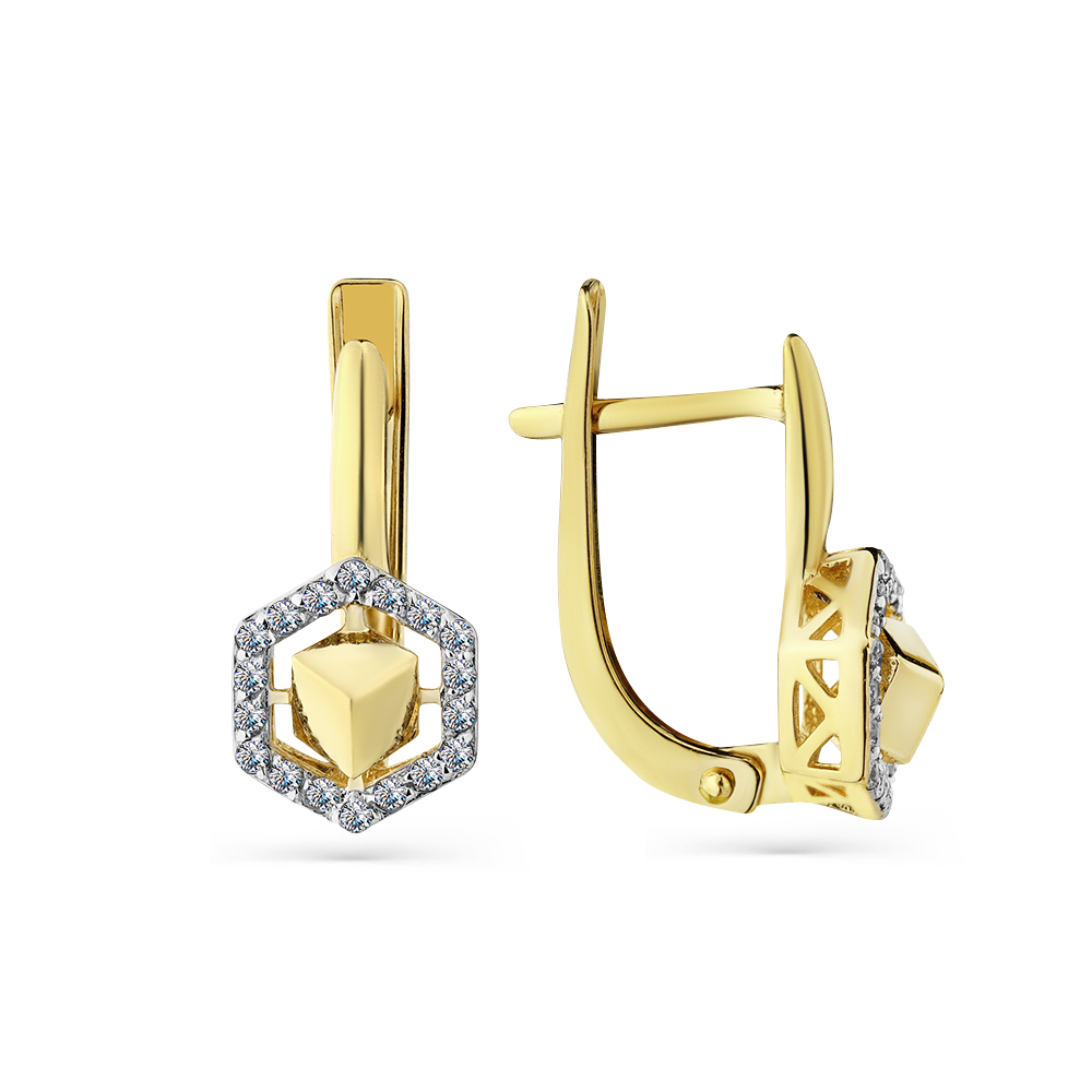 Серьги из золота 585 пробы