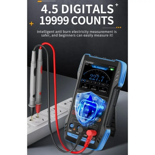 Осциллограф FNIRSI 2C53T, 2 щупа 10х в комплекте