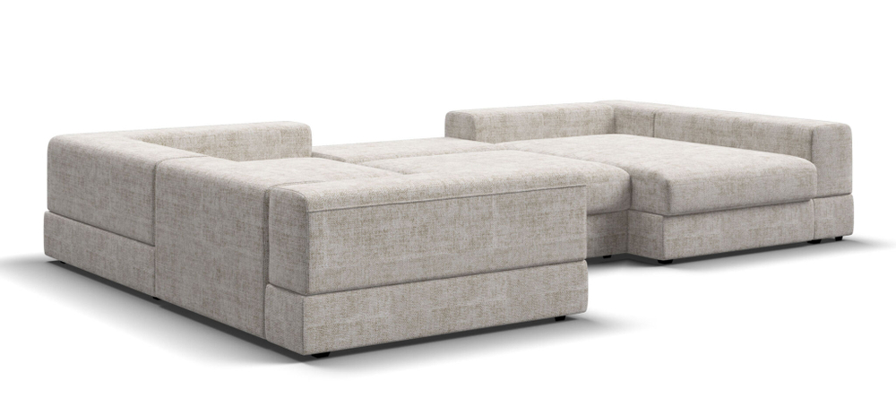 П-образный диван-кровать BOSS MODOOL шенилл IQ кварц