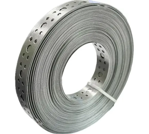 13 Лента вентиляционная перфорированная оцинкованная 25х0,7 мм - 25м