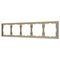 Рамка пластиковая FRM-NOBE-SFPL-5-GD Arlight 054229