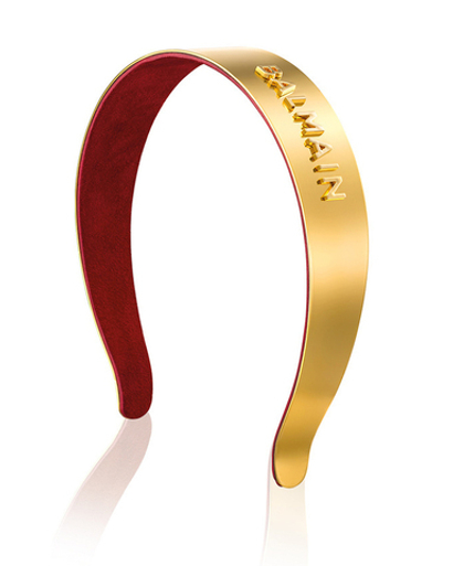 Balmain Hair Couture Золотой Ободок Лимитированная коллекция Limited Edition Metal Headband Large Gold