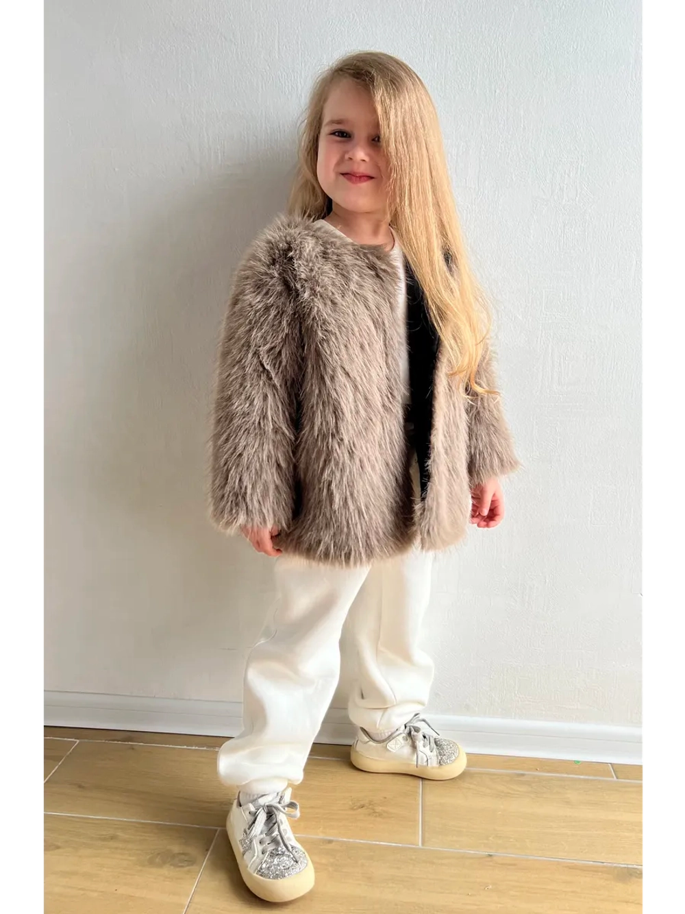 Шуба искусственная демисезонная