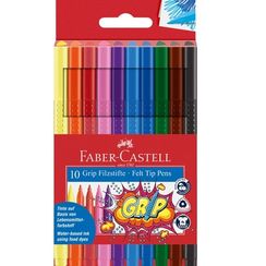 Фломастер\ Flomaster 10Rəng Faber Castell