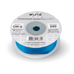 Лента капроновая 6 мм ( 1/4 ") "BLITZ" OR-6 №090 св.синий