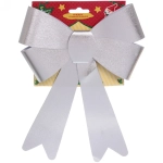 Бант на ёлку «Сказочные блики», Серебро