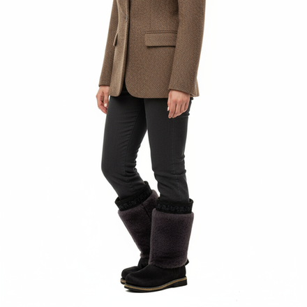 Унты женские из мутона и замши