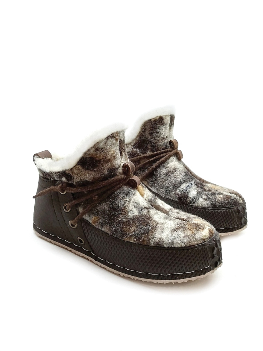 Ботильоны валяные "Меланж"