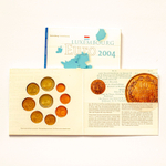 Luxembourg 2004 Year Set + 2 Euro "Effigy and Monogram of Grand Duke Henri"