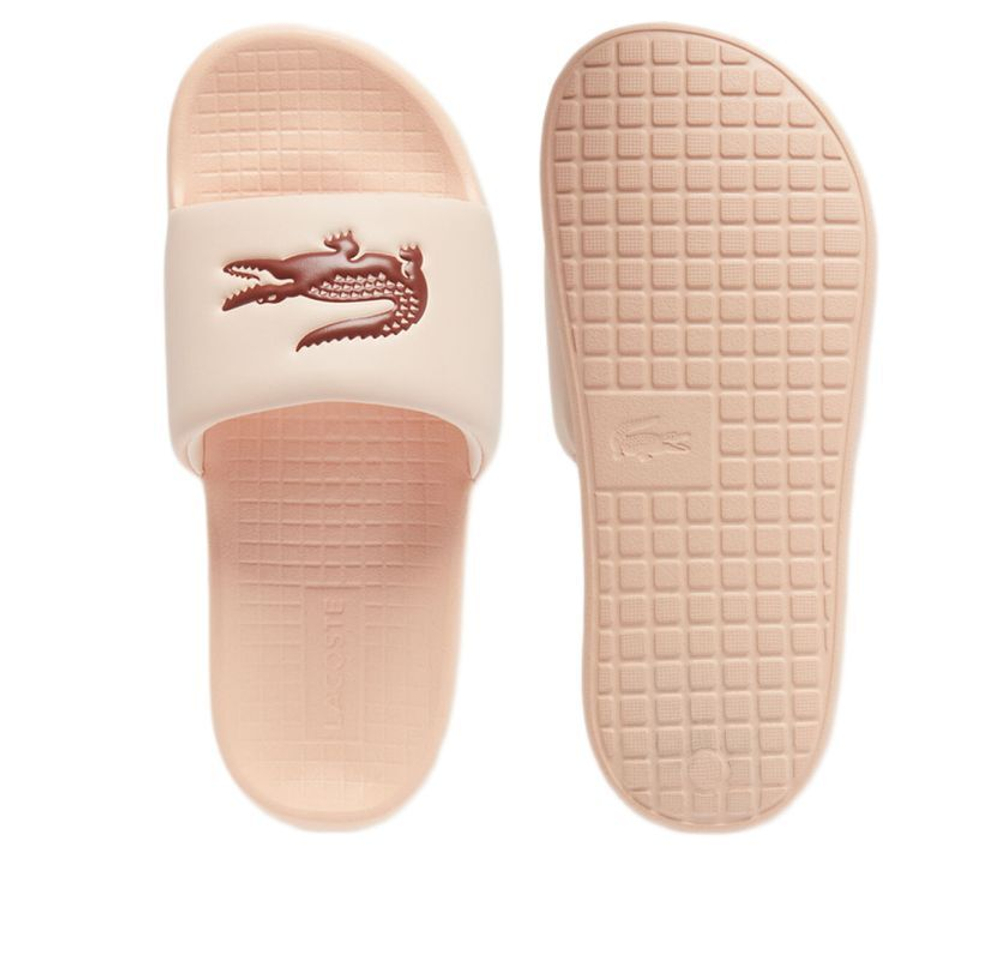Сланцы Lacoste Serve Slide 1.0 - light pink/burgundy