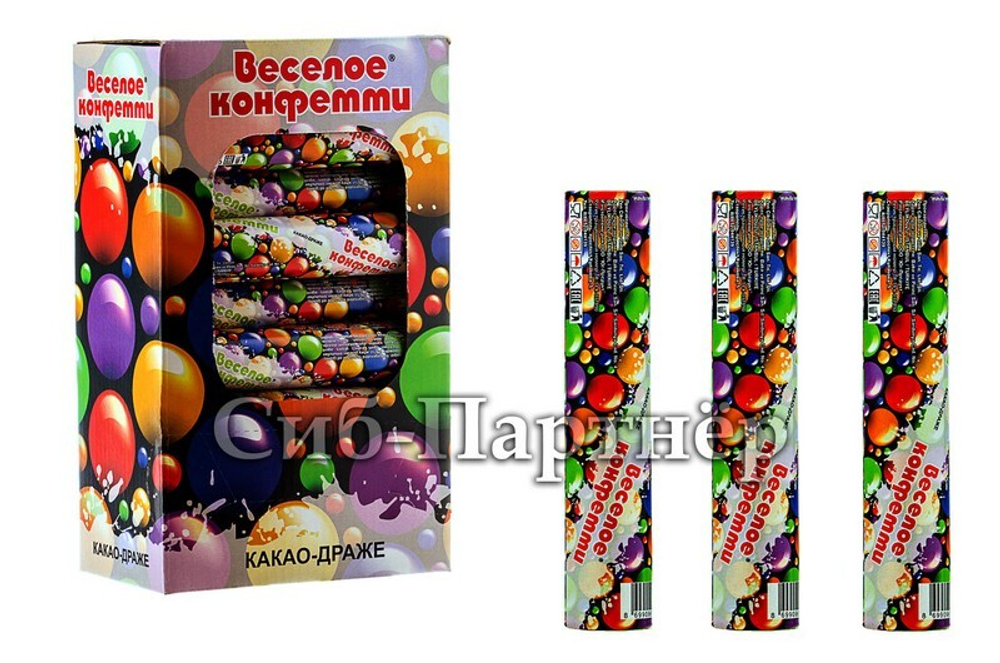 Драже "Веселое конфетти" (17гр*24шт*12бл)