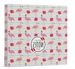 Flamingo 2 - Çizgisiz Yan Boyamalı Defter
