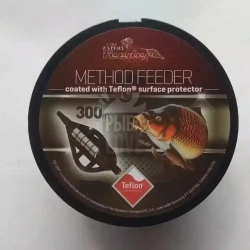 Леска Energofish Carp Expert Method Feeder Teflon Black 300м с тефлоном