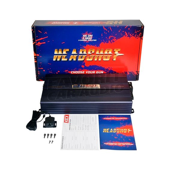 Усилитель Kicx HeadShot DM 2.1800