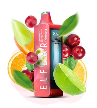 Elf Bar Planet 25000 - Cranberry Orange Baja Splash (5% nic)
