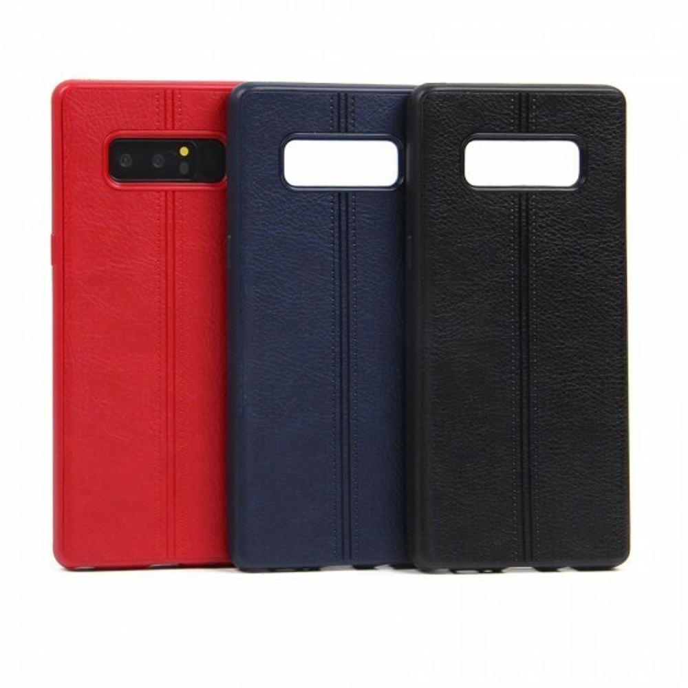 Панель из экокожи для Samsung Galaxy Note 8, 010498 Красный