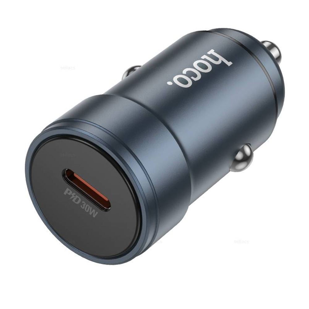 Автомобильное зарядное устройство Hoco Z57 PD30W (metal grey)