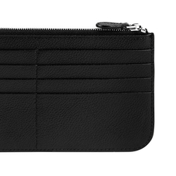 Balenciaga Cash Cow Leather Bill Card Holder Men"s Black