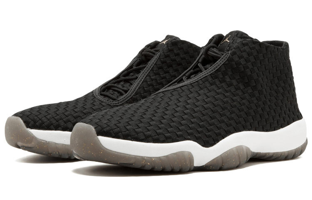Кроссовки Jordan Future Black White Gold