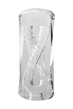 Прозрачный мастурбатор MensMax Xross Beads х Rock Close (Цвет: прозрачный)