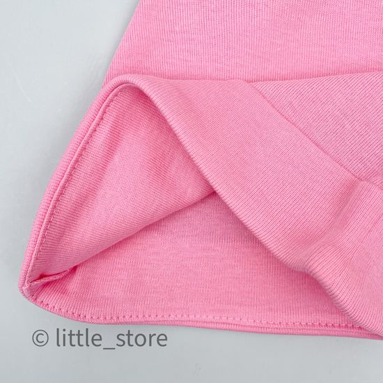 Шапочка однослойная "Замок принцессы" розовая