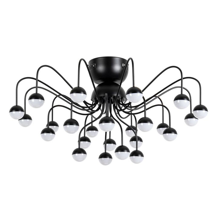 Потолочная светодиодная люстра Arte Lamp Dexter A3619PL-24BK