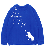 Свитшот "Стафф и бабочки"