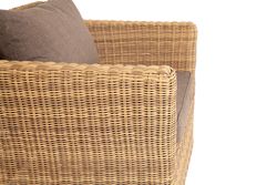"Капучино" кресло из искусственного ротанга, цвет соломенный