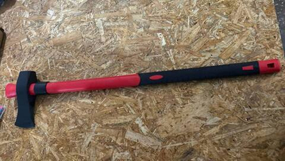 Колун кованый клиновидный 2 кг фиберглассовая пластик ручка 90см 4,45lb X-PERT 1-6