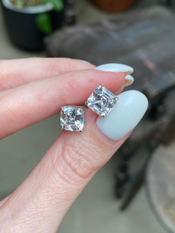 Серьги-гвоздики Ашер 8 мм