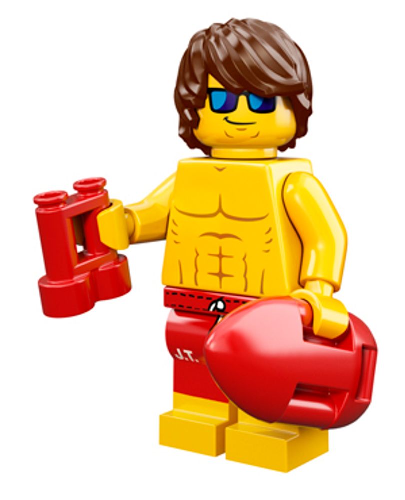 Минифигурка LEGO  71007 - 7  Спасатель