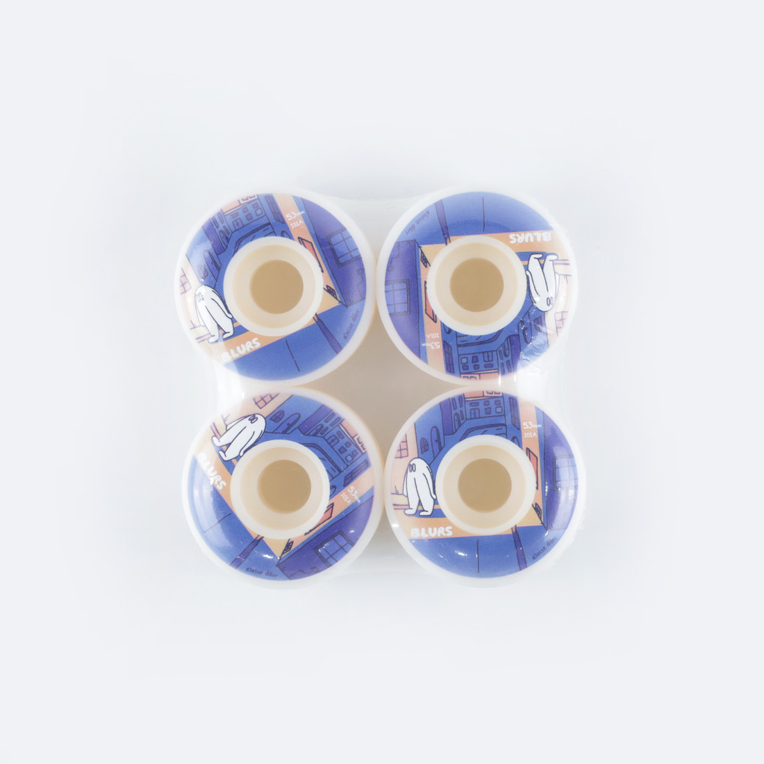 Колеса Blurs Eloise Dörr Wheels Street Shape V4 (white) 101A