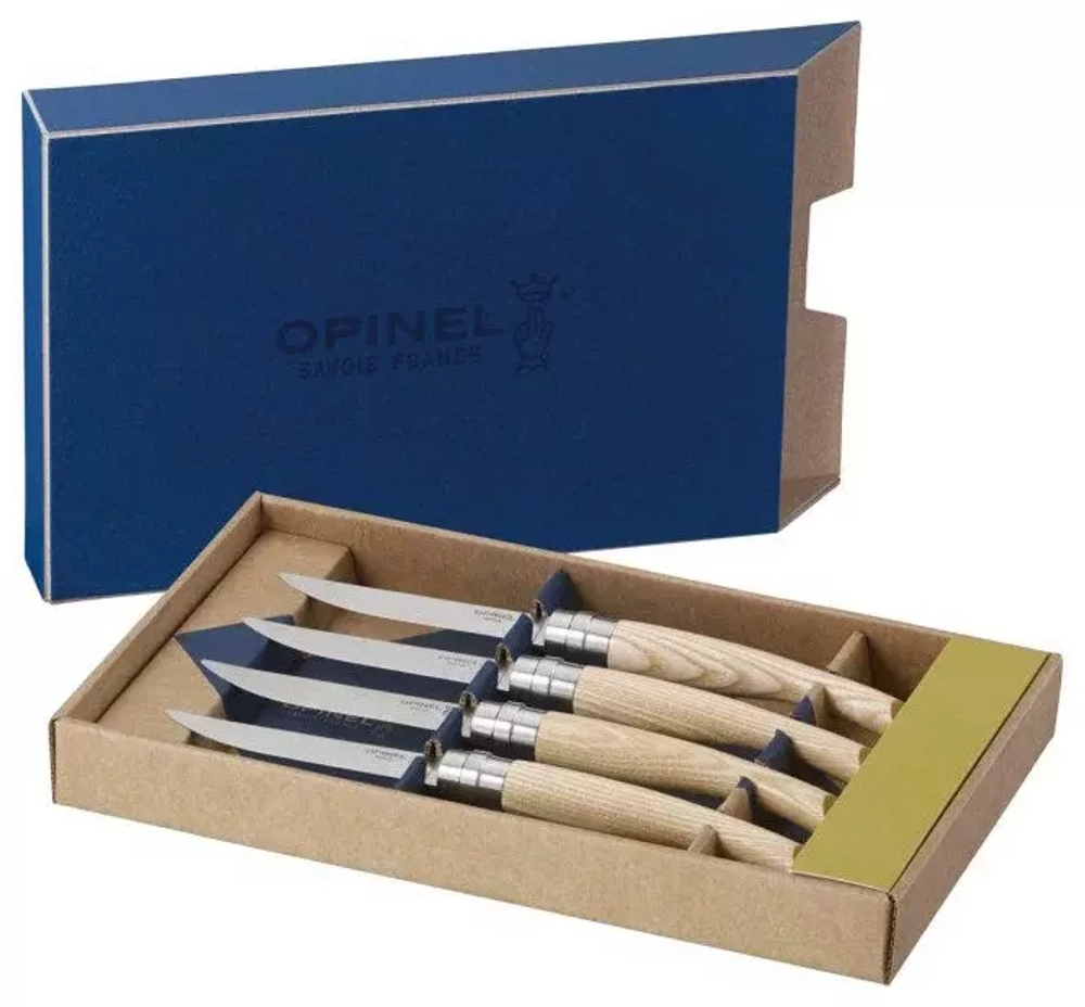 Набор столовых ножей Opinel VRI Ashwood из 4-х штук