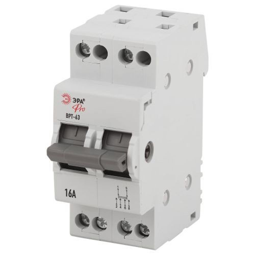 Выключатель-разъединитель трехпозиционный ВРТ-63 PRO VRT63-2-16 2п 16А Эра Б0061667