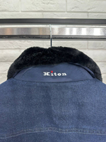 Джинсовый пуховик Kiton