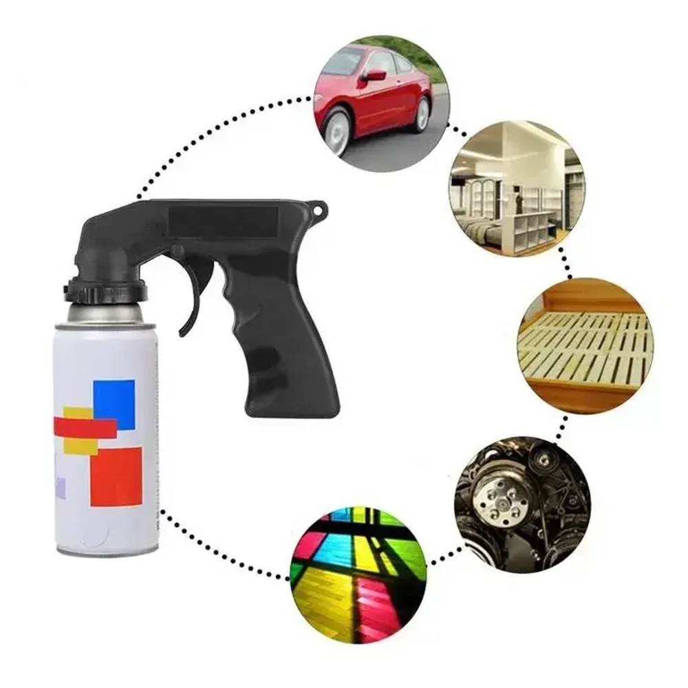 Пистолет насадка для аэрозольных баллонов, распылитель для покраски автомобиля, для граффити, PP Материалы