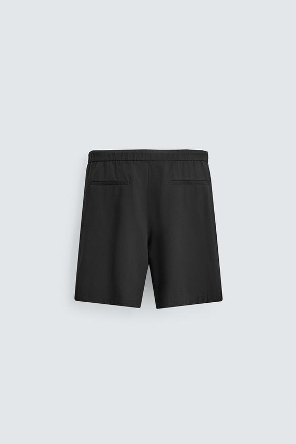 ZARA ТЕХНИЧЕСКИЕ ШОРТЫ RELAXED FIT, ЧЕРНЫЙ