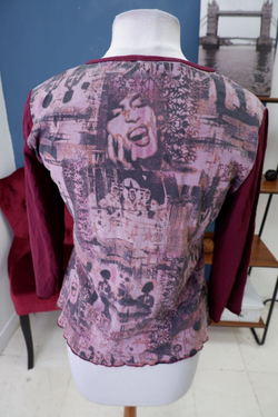 Джемпер Camaieu комбинированный 50 размер