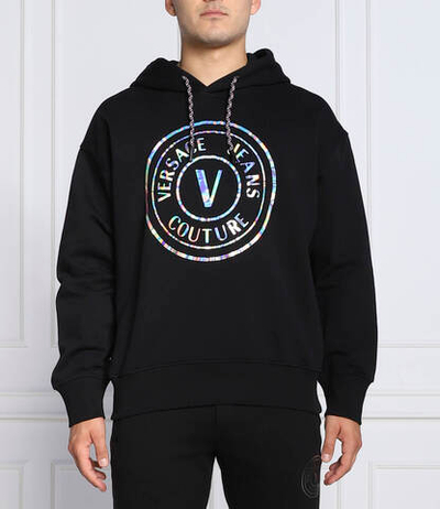 Худи Versace Jeans Couture - черный(73GAIG07CF00G)