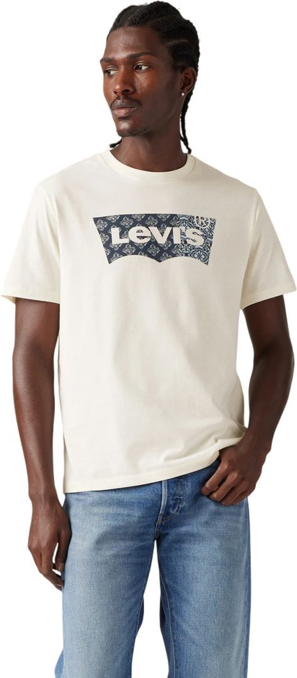 Футболка Levis GRAPHIC CREWNECK TEE коричневый