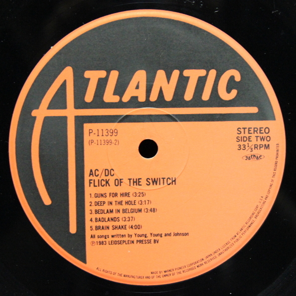 AC/DC / Flick Of The Switch (LP)