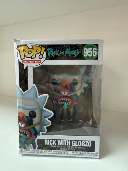 Фигурка Funko POP!(мятая коробка) Animation Rick & Morty Rick w/ Glorzo (956) 55250