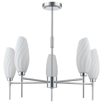 6519/5C MODERNI LN23 172 хром Люстра потолочная G9 5*40W 220V SHIVON